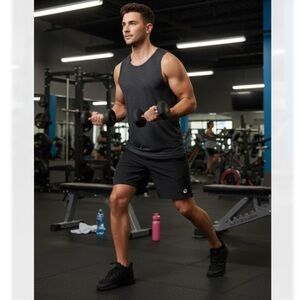 NWOT Vuori Men’s Kore Short Lined 9" Size XXL  Black 
S#V391 #Gym